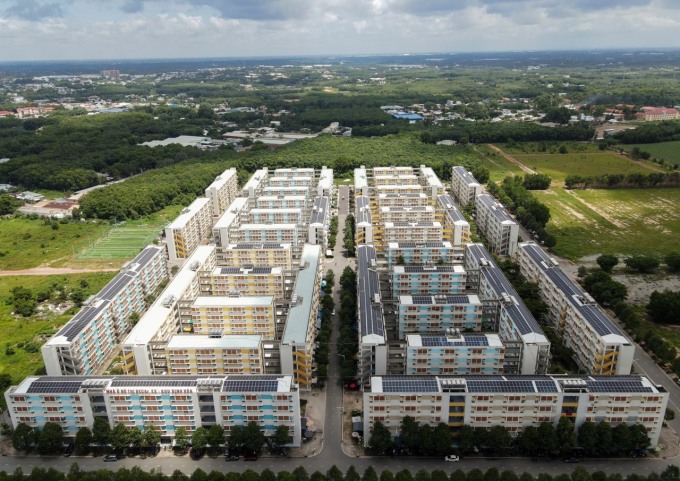 Dự án nhà ở xã hội tại Thủ Dầu Một, tỉnh Bình Dương. Ảnh: Báo Bình Dương